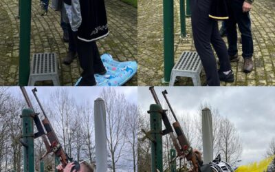 Nieuwe traditie geboren: prinsenschieten Raopers en Heikneuters