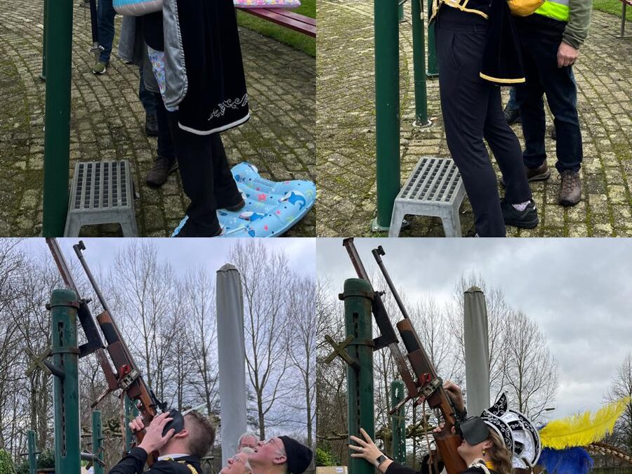 Nieuwe traditie geboren: prinsenschieten Raopers en Heikneuters